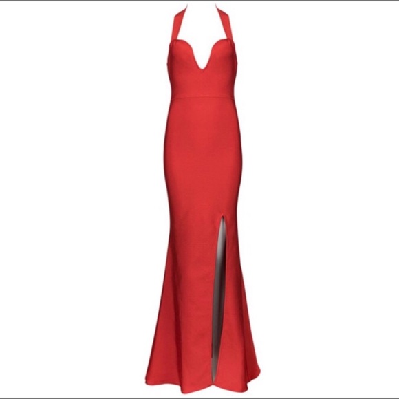 Bandage Gown w/ High Slit - Picture 3 of 7